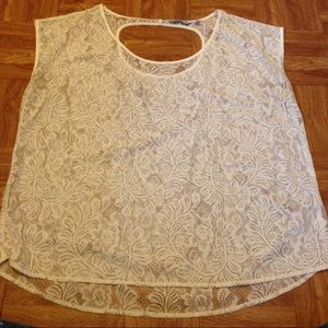 White lace blouse